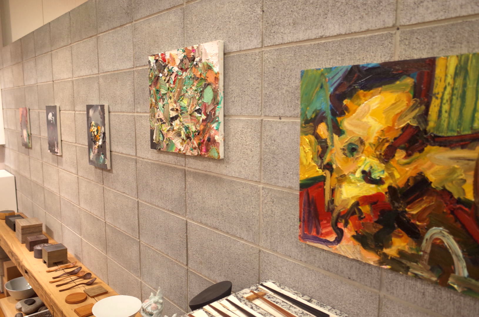 展示風景〜右から2番目《end of today〜Flower Yokohama》