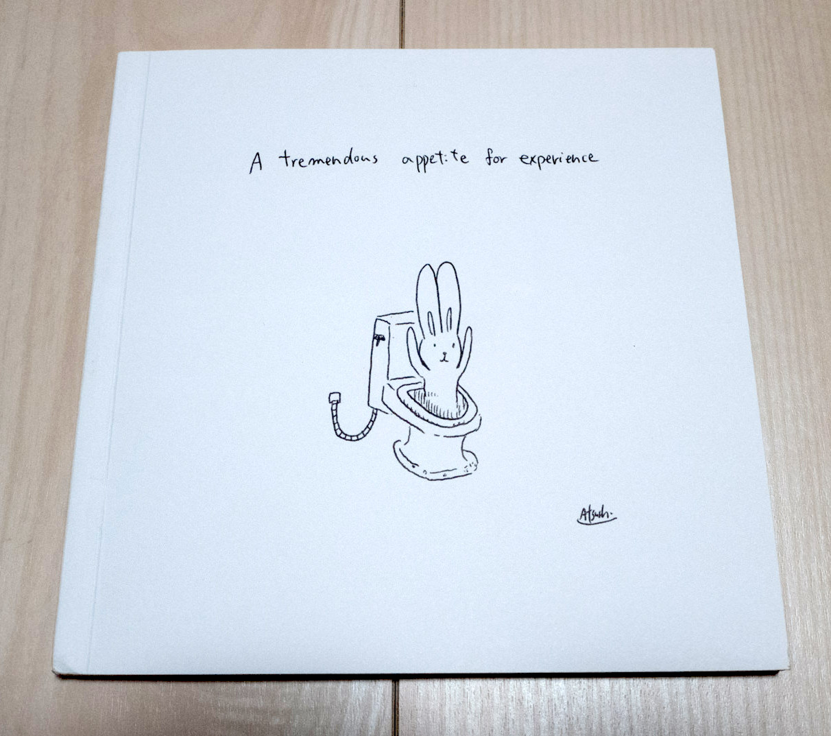 First edition of 400 94pages 16x16cm Drawings by Atsushi Kaga €10