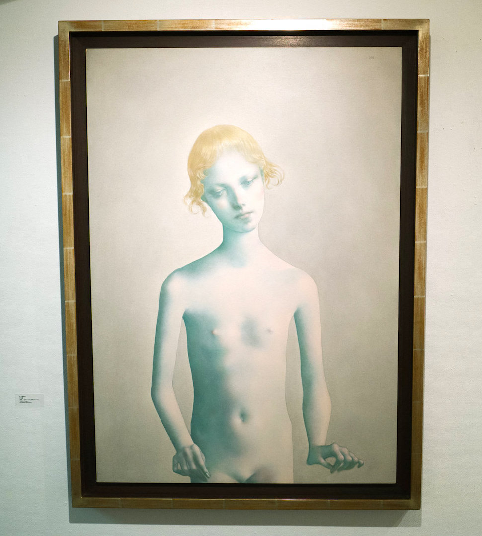 婚約者(1986年)キャンバスに油性テンペラ 100.0x70.0 ※ギャラリー所蔵(540万円)