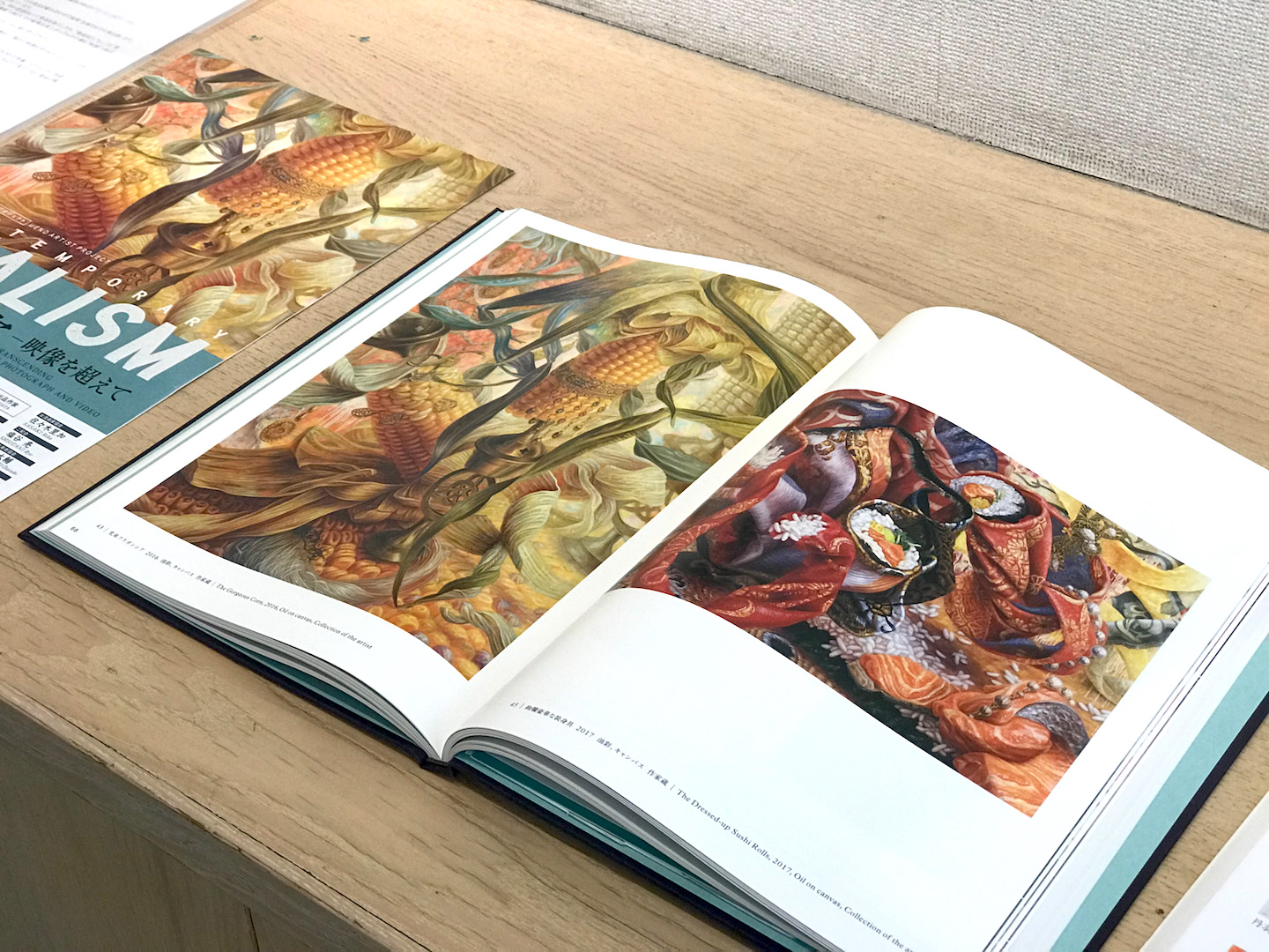 都美館の企画では蛭田さんが唯一ご指名でキャスティングされたそうです。そういう事情もあってパンフレットやDMのキービジュアルに採用されているそうです。