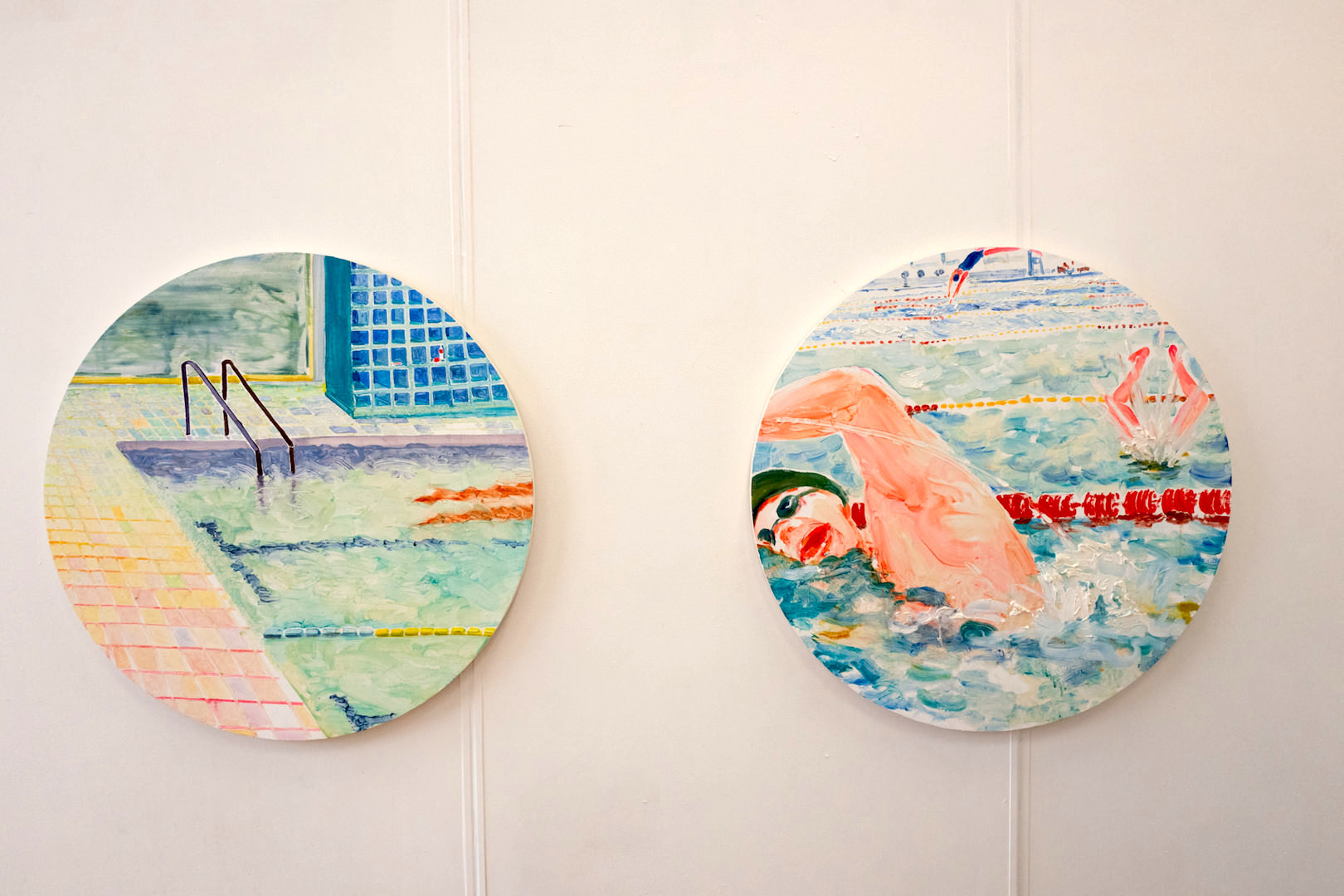大澤晴美《プールの鏡の中の景色》 見ただけで作家の名前が出てくる作品、相変わらず良いですね