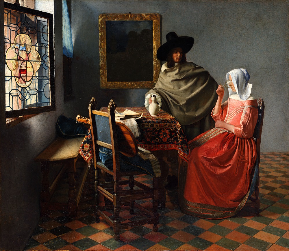 ??ハネス・フェルメール《ワイングラス》1661-1662年頃 ベルリン国立美術館 © Staatliche Museen zu Berlin, Gemäldegalerie / Jörg P. Anders ※日本初公開 初期から中期へさしかかる…