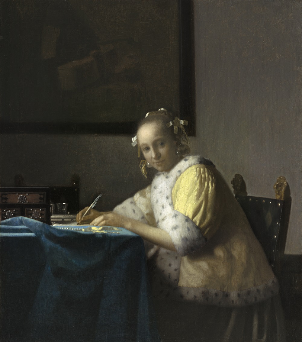 ??ハネス・フェルメール《手紙を書く女》1665年頃 ワシントン・ナショナル・ギャラリー National Gallery of Art, Washington, Gift of Harry Waldron Havemeyer and Horace…