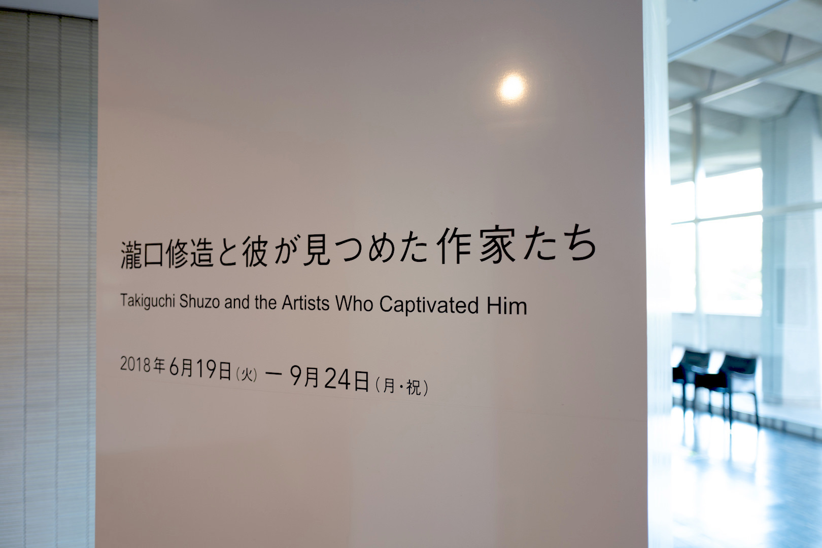 同時開催の「ゴードン・マッタ=クラーク展」と同日に鑑賞しました