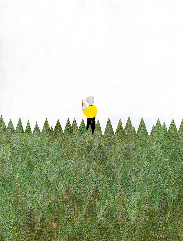 2018年/Reading 森の本/287mm×380mm