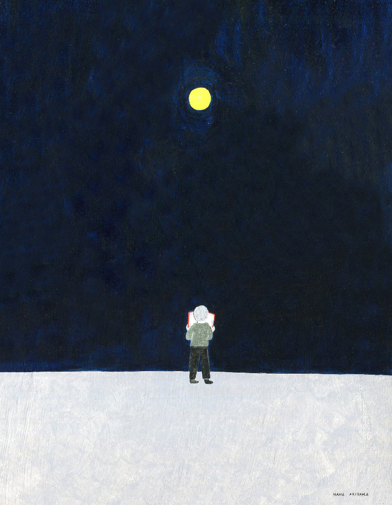 2018年/Reading 夜の本/287mm×380mm