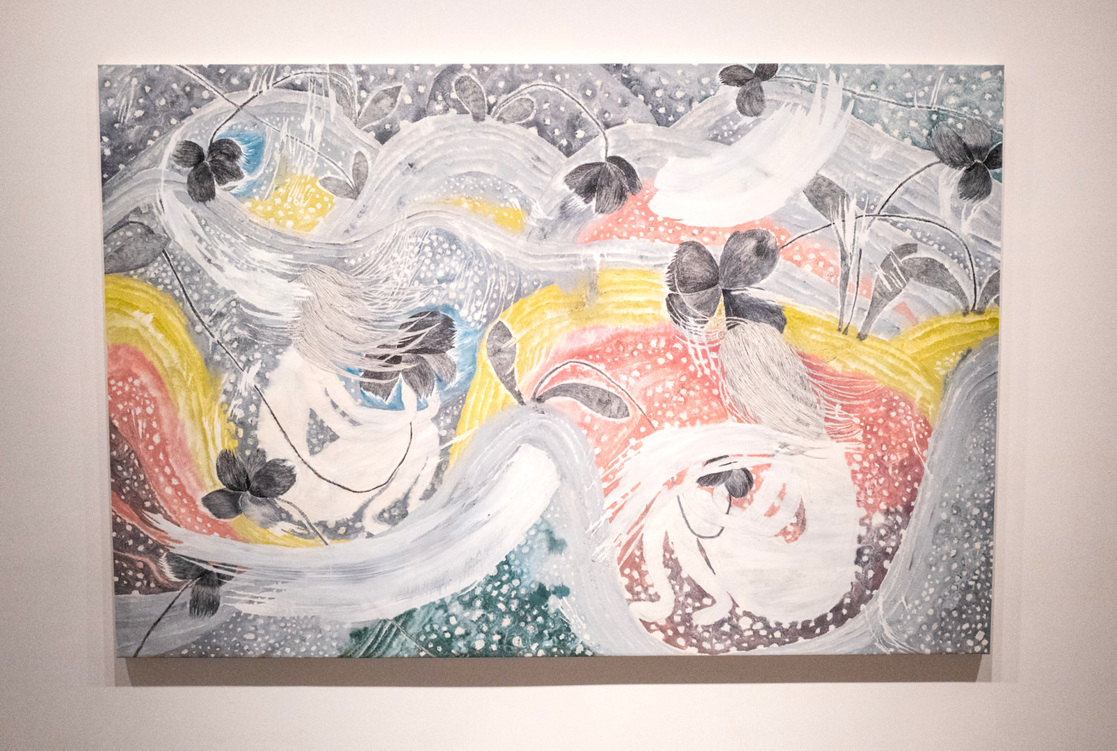 Sunday 2012年Oil Crayon on cotton160cm×240cm
