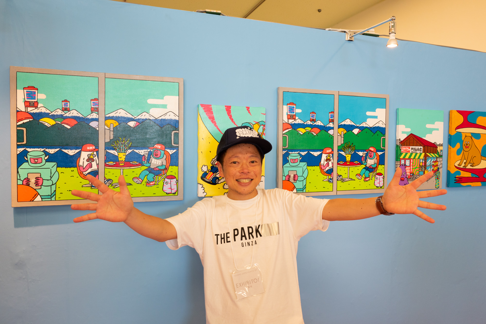 【rooms EXPERIENCE 37】カラフルな色彩と80年代への思い〜ネゴシックス「バキバキ商店＆超ローカル情報局ブース」