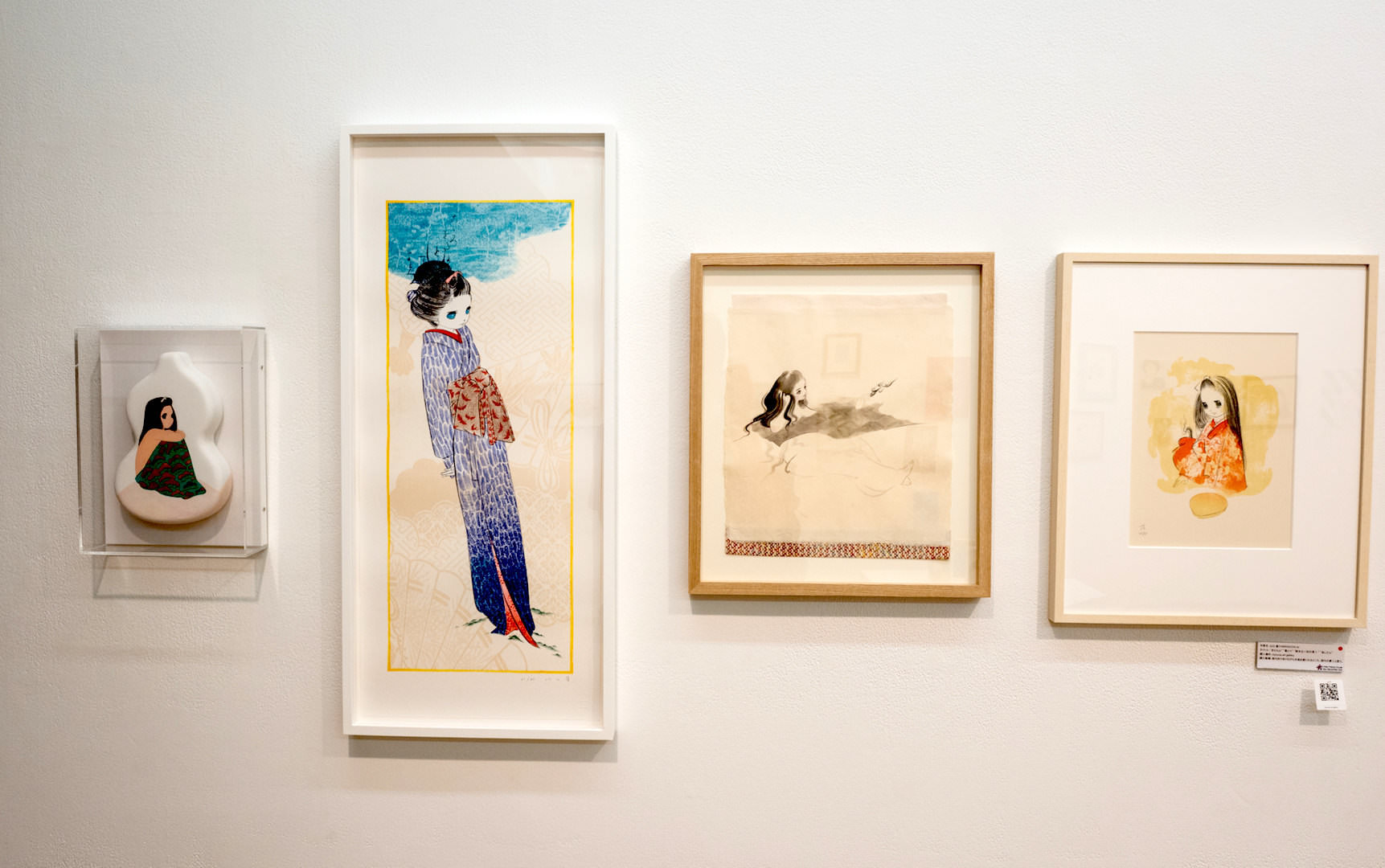 山口藍《4作品》mizuma art gallery〜現代的で有りながら古典を感じられるところ。現代の夢二だと思う