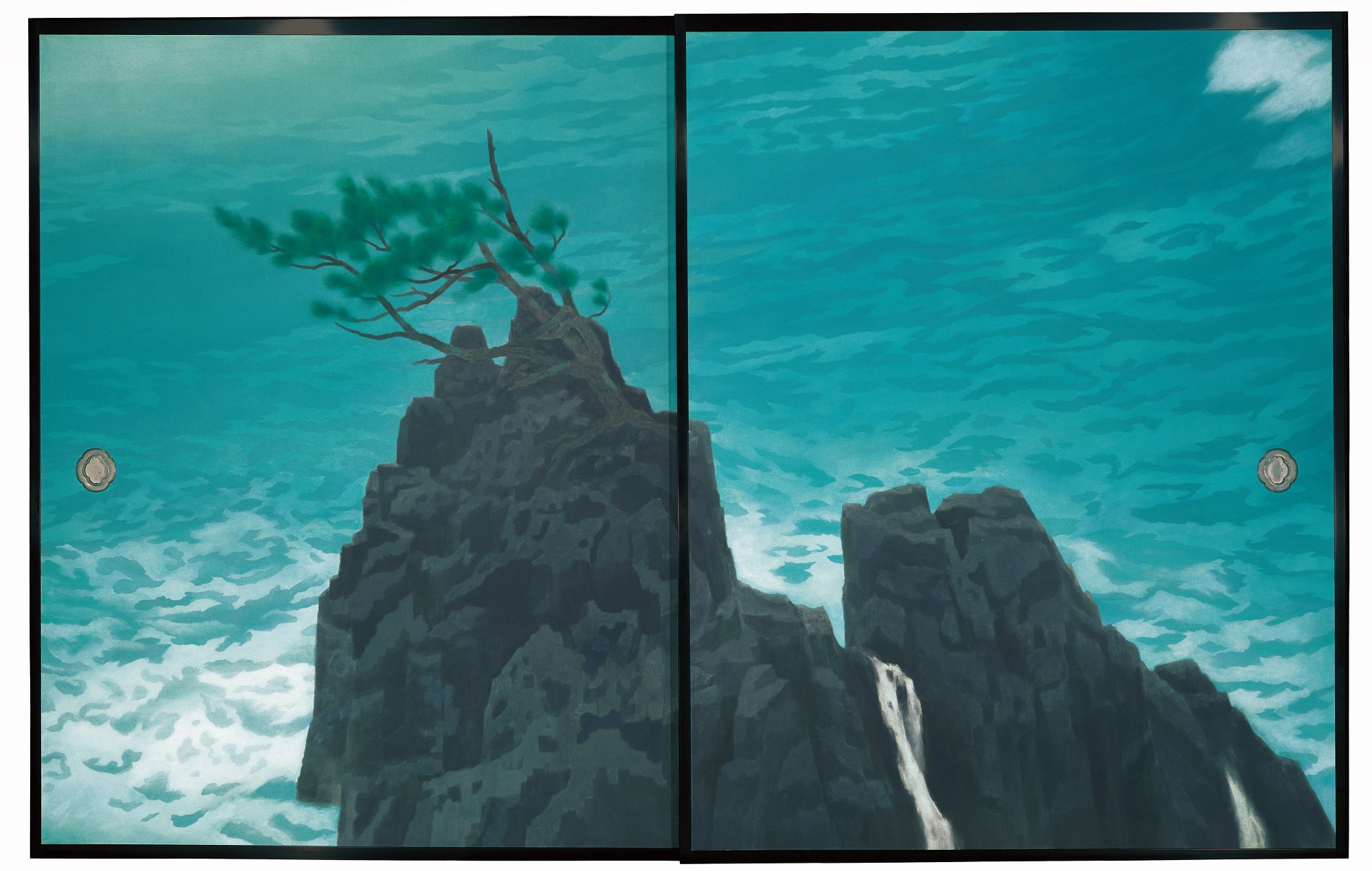 唐招提寺御影堂障壁画のうち、《濤声》（部分） 1975年、東山魁夷、唐招提寺蔵