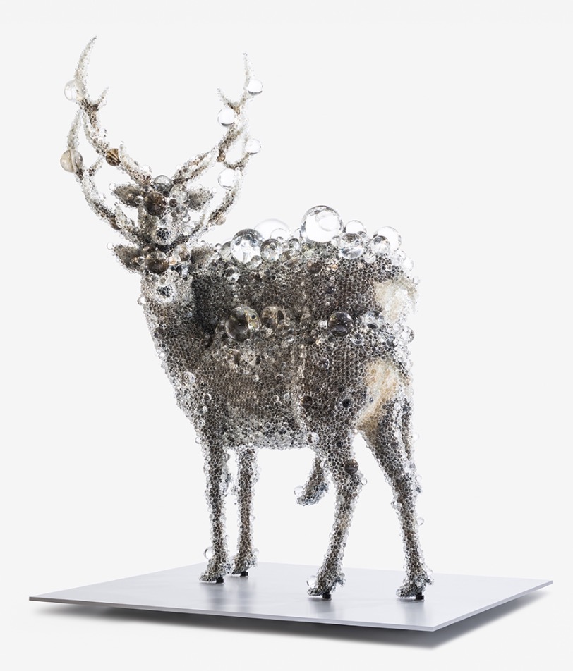 DOUBLE DEER#7 2013 COURTESY: SCAI THE BATHHOUSE 〜PixCellシリーズより