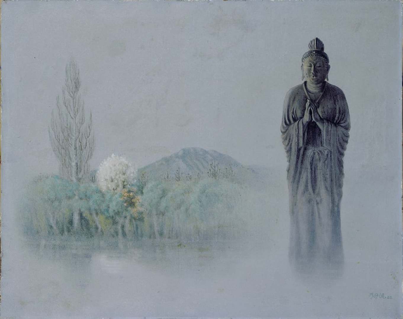 北脇昇《春に合掌す》1942年