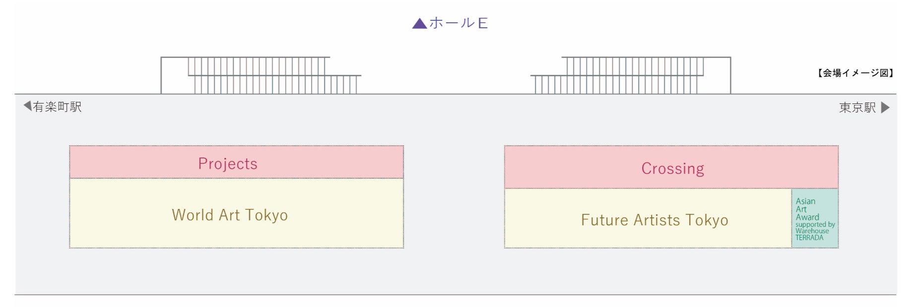 東京国際フォーラム ホールE 会場イメージ図