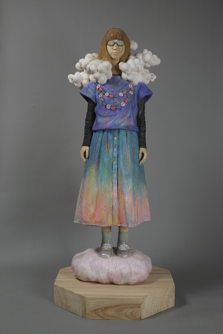 Kunihiko Nohara ／ 野原邦彦 Spring 春風 2015 Wood, acrylic Courtesy of gallery UG