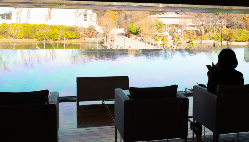 【アートカフェ】絶景・空と水と緑溢れる〜「光風」@秋田県立美術館
