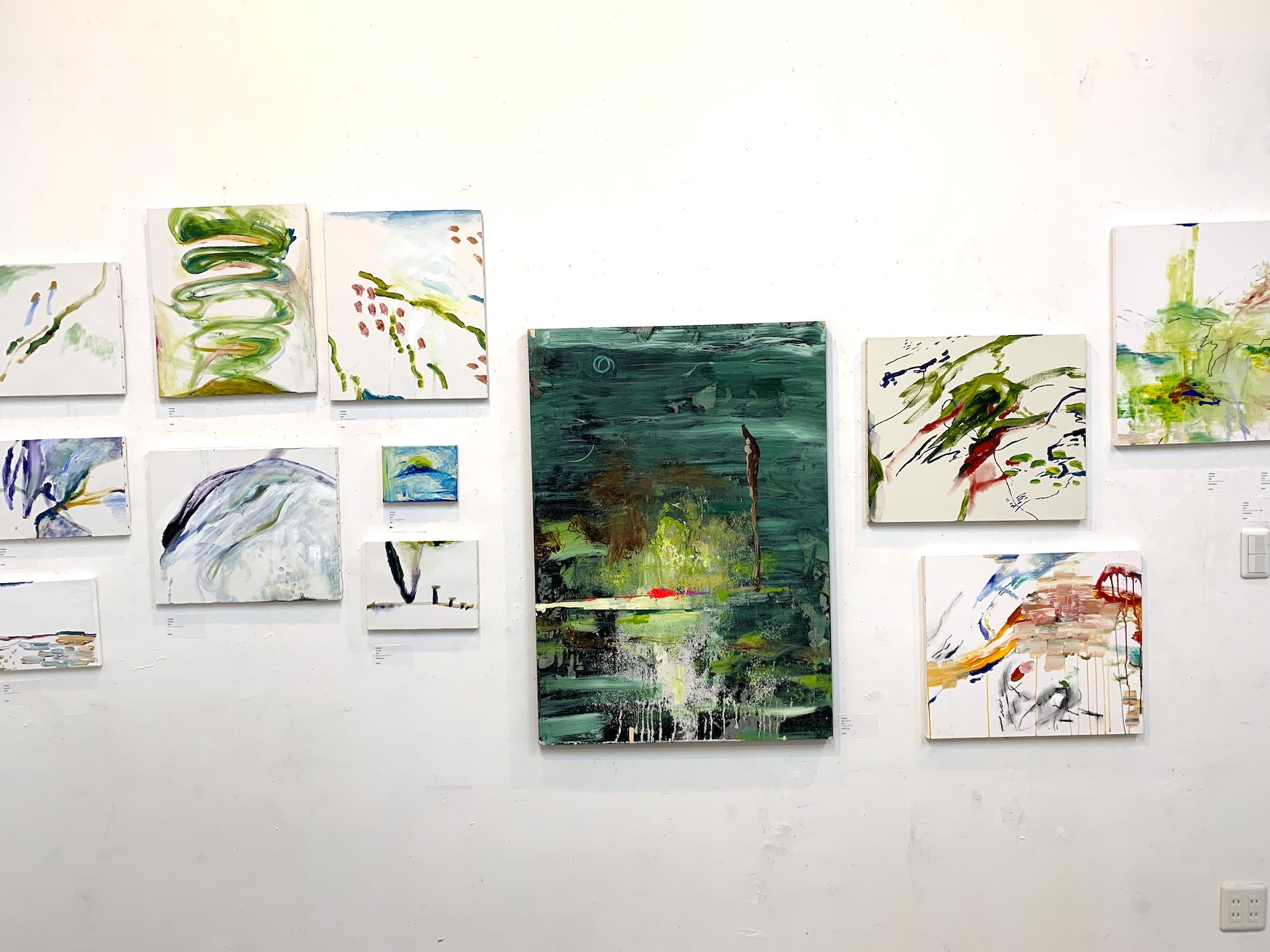 河野麻実さんの展示コーナー