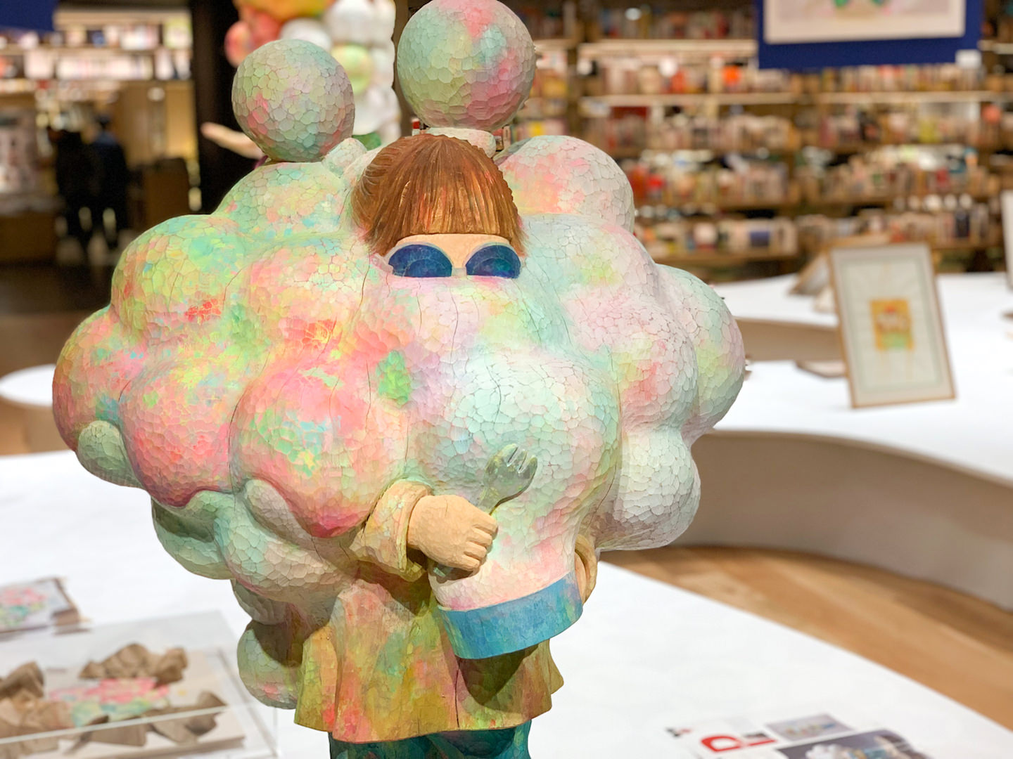 【個展】柔らかさが内包する温かい情感〜野原邦彦「今夜は本屋でパーティー」GINZA ATRIUM （銀座 蔦屋書店 ）