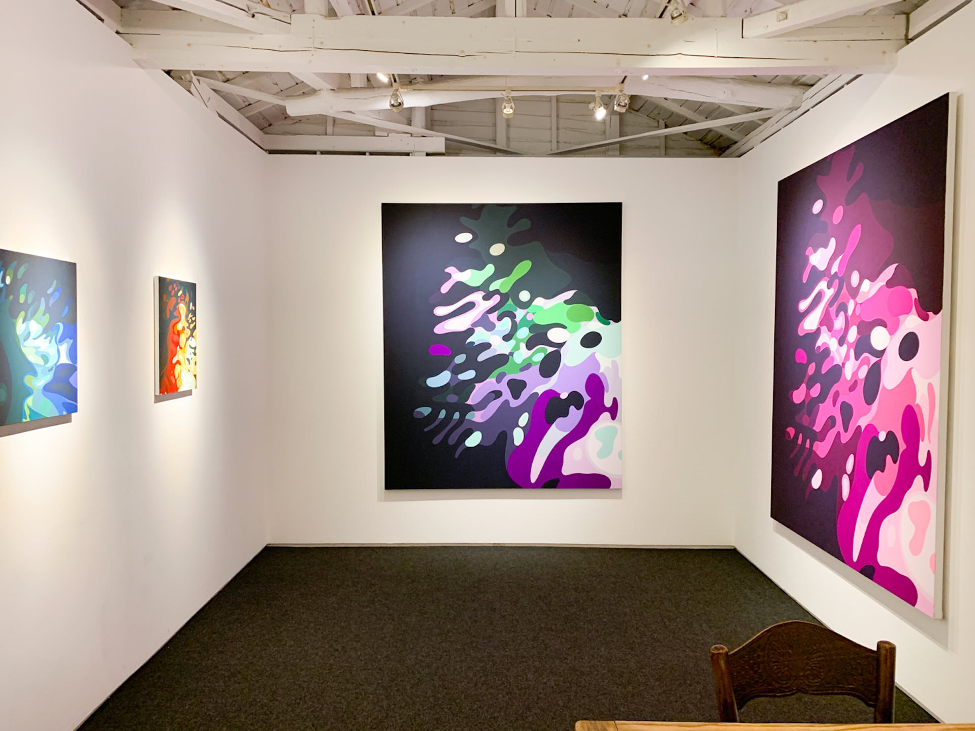 【個展】虹彩をフラットに描く〜坪山斉「identify」@Roentgenwerke AG（浅草橋）