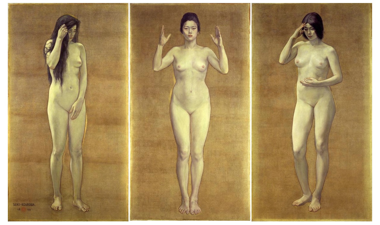 黒田清輝《知・感・情》 ※参考画像
