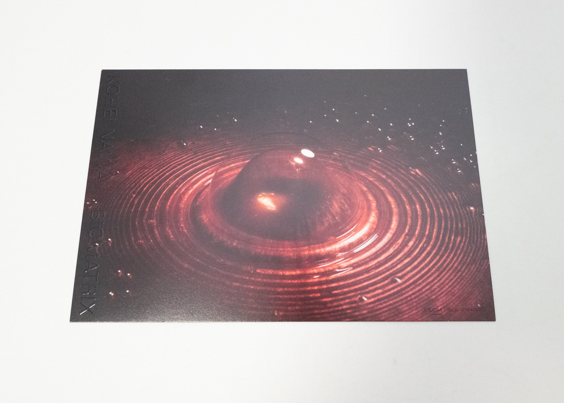 個展「BIOMATRIX」のDM