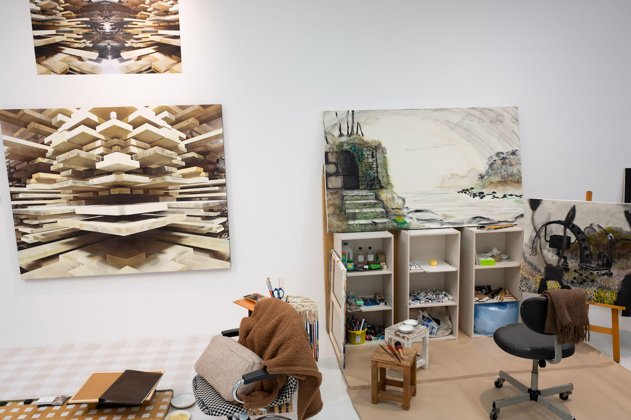 鈴木萌恵子さん《四角》