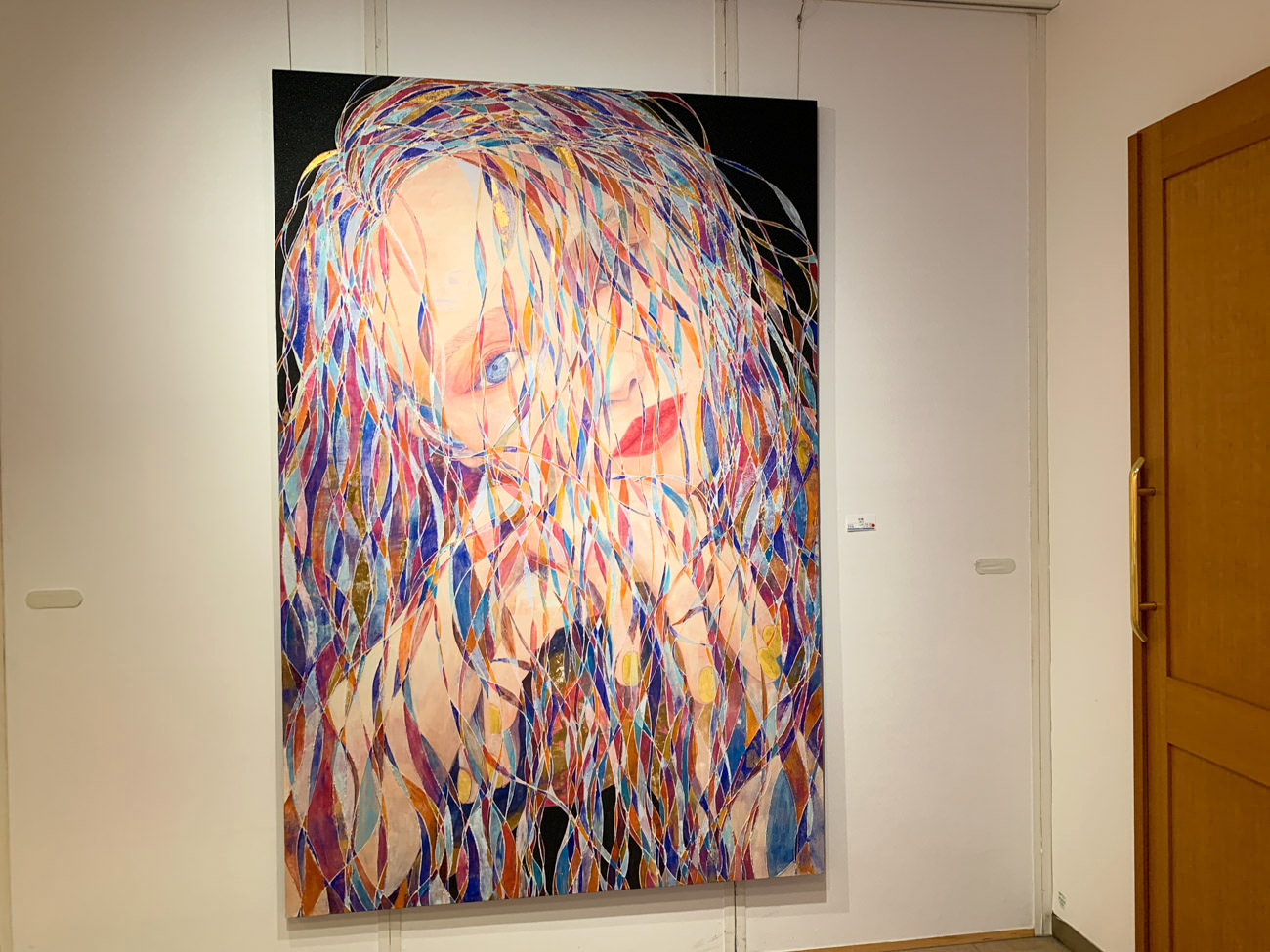 三鑰彩音《被覆》194cm×130.3cm