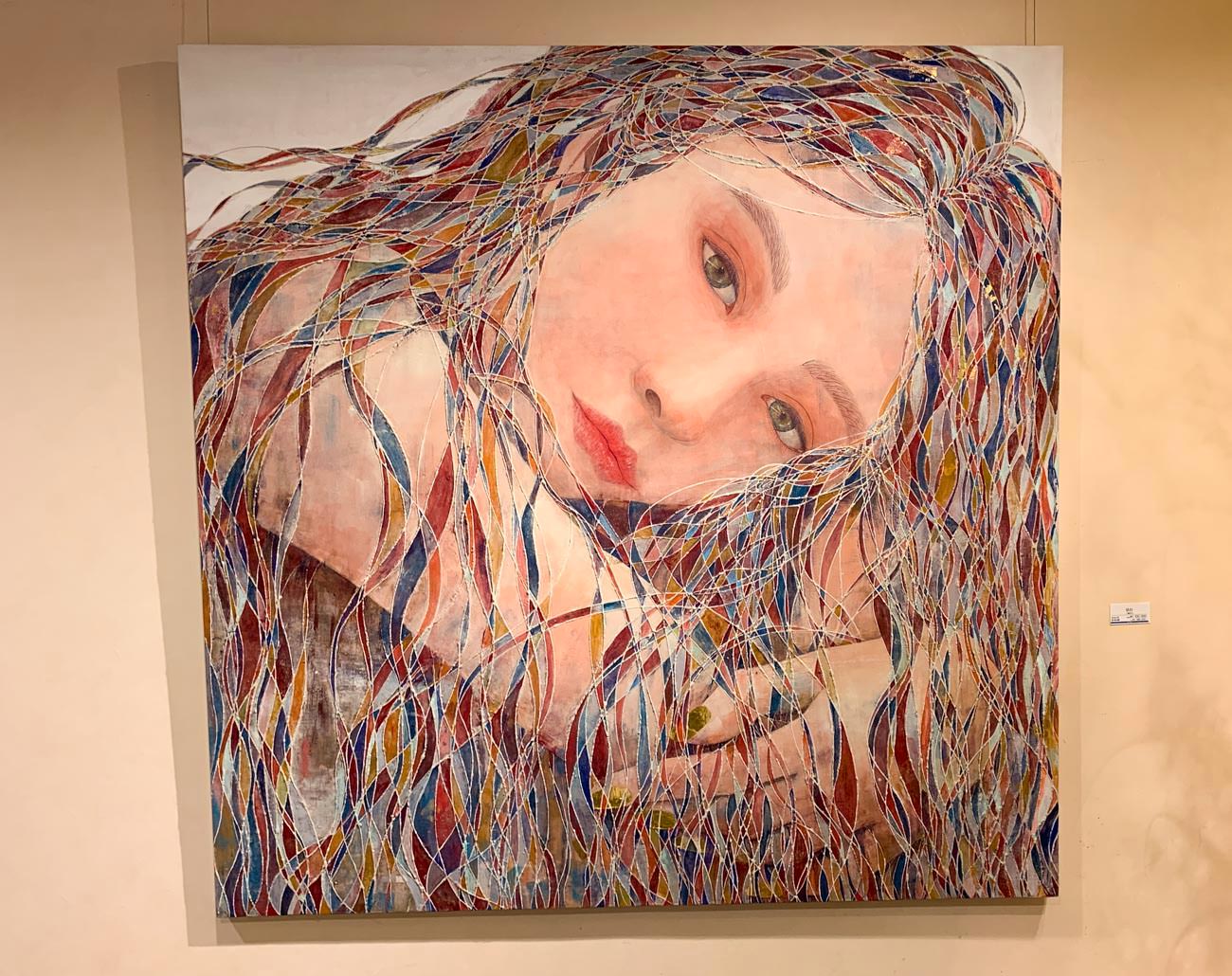 三鑰彩音《依存》162cm×162cm