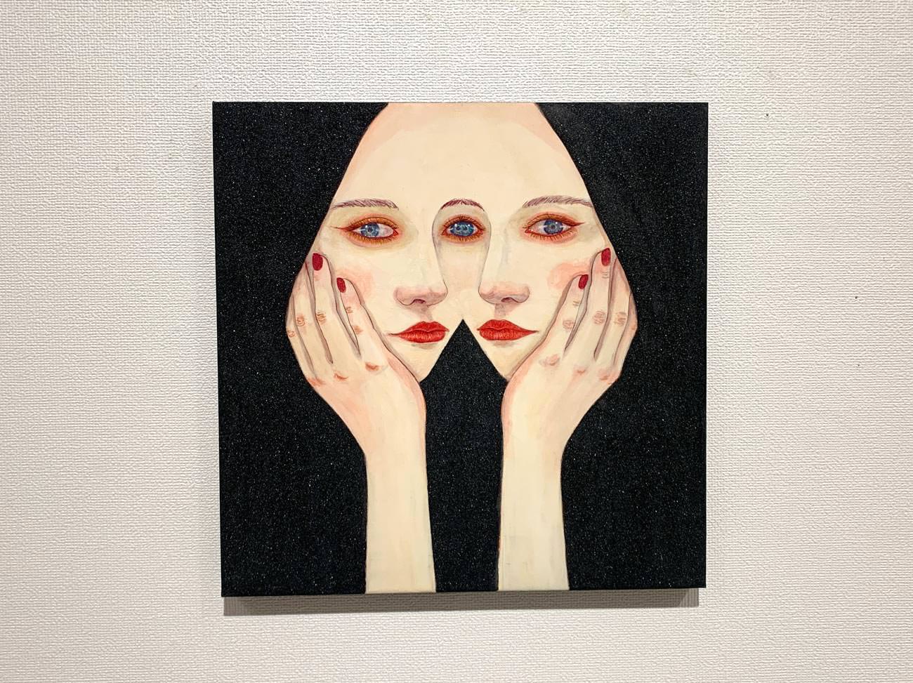三鑰彩音《トナリ》300mm×300mm