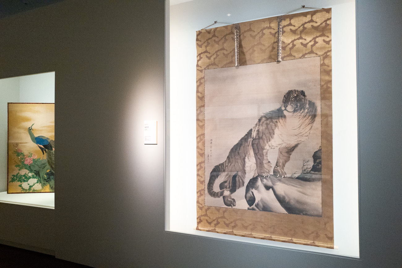 長沢 芦雪 《猛虎図》絹本墨画淡彩 一幅 163.5×131.0cm 米国・エツコ＆ジョー・プライスコレクション