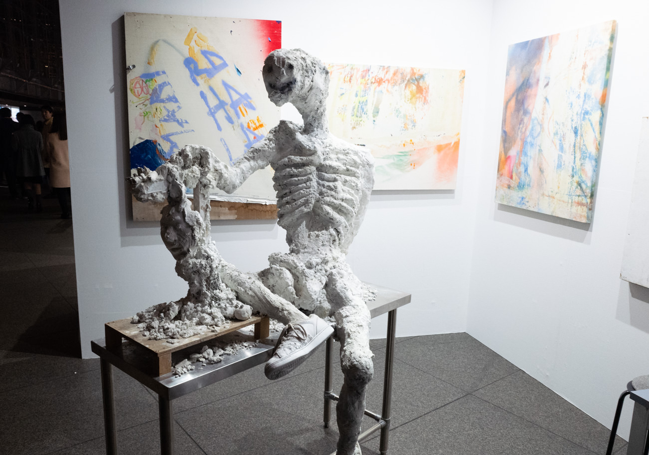 彫刻作品《Two Ghost from Hell》2019年