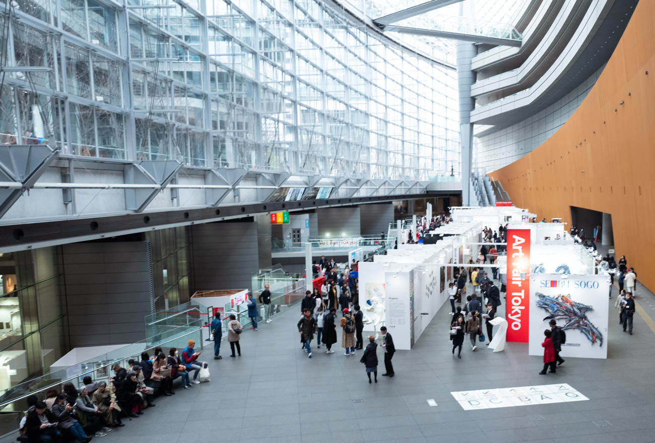 出展ブースは無料エリアの「Projects」。通行人の行き交う場所で、多くの人の目に触れる機会があったようです。