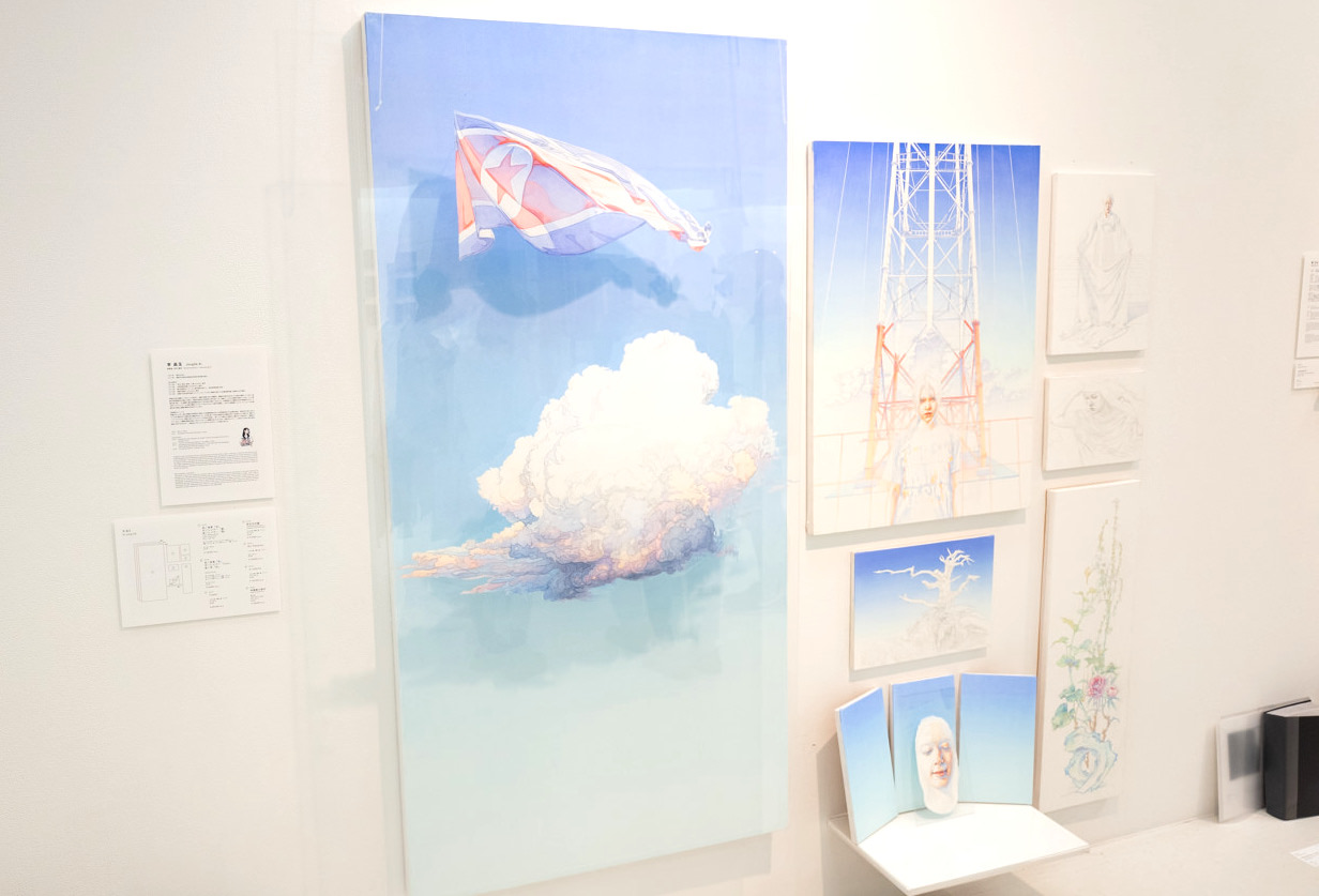 色彩の美しさが印象的だった、李晶玉さんの作品
