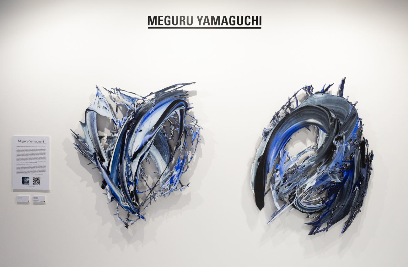 山口歴 左：《MOBIUS NO.2》右：《MOBIUS NO.4》各120万円