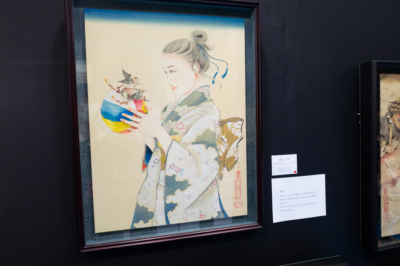 平良志季《手まりに小天狗》12号 300,000円（税抜）