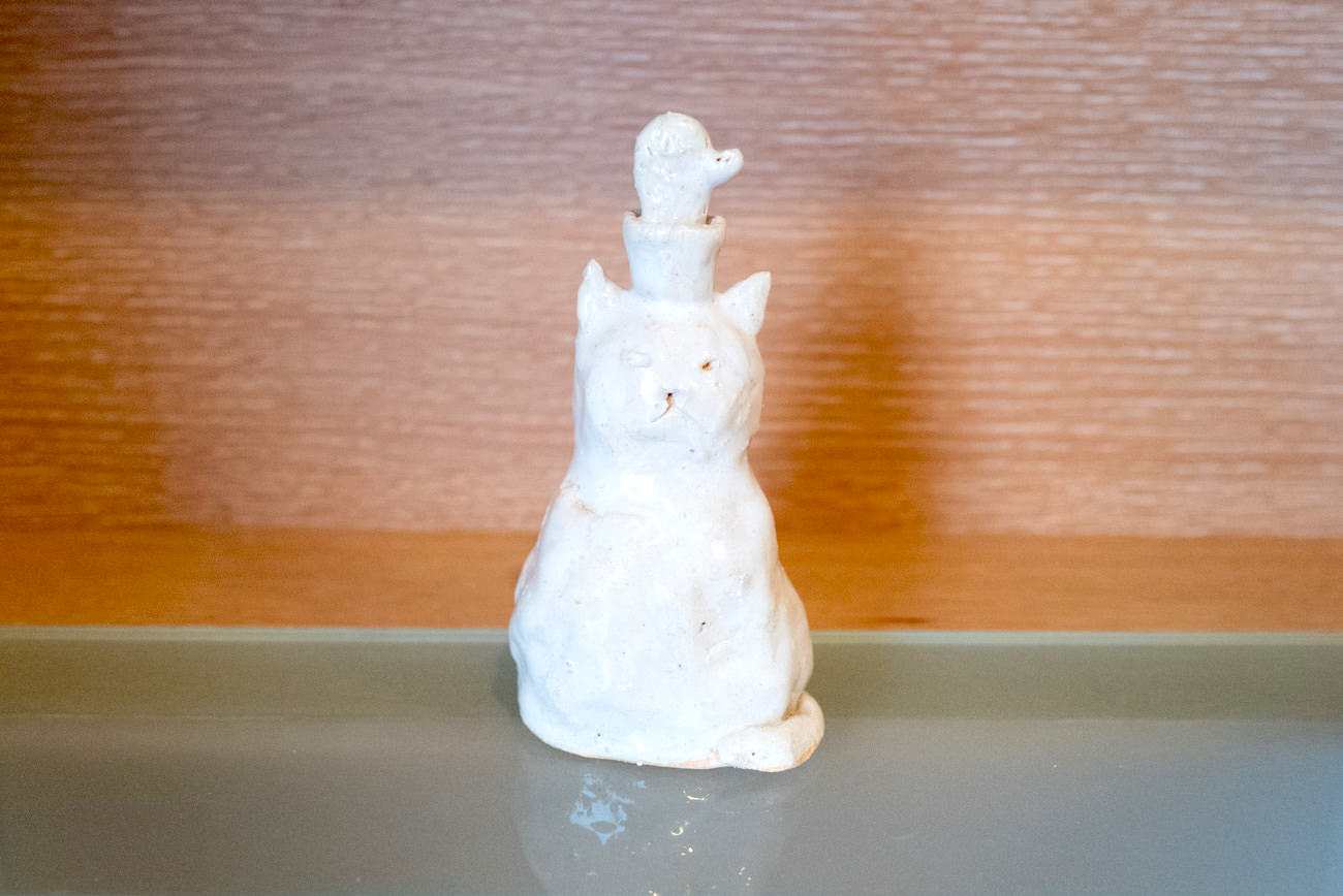 猫作品も平子さんに多いモチーフですね。