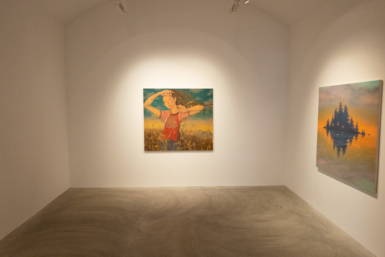 福井篤 「アルカディアン」~前室の展示風景