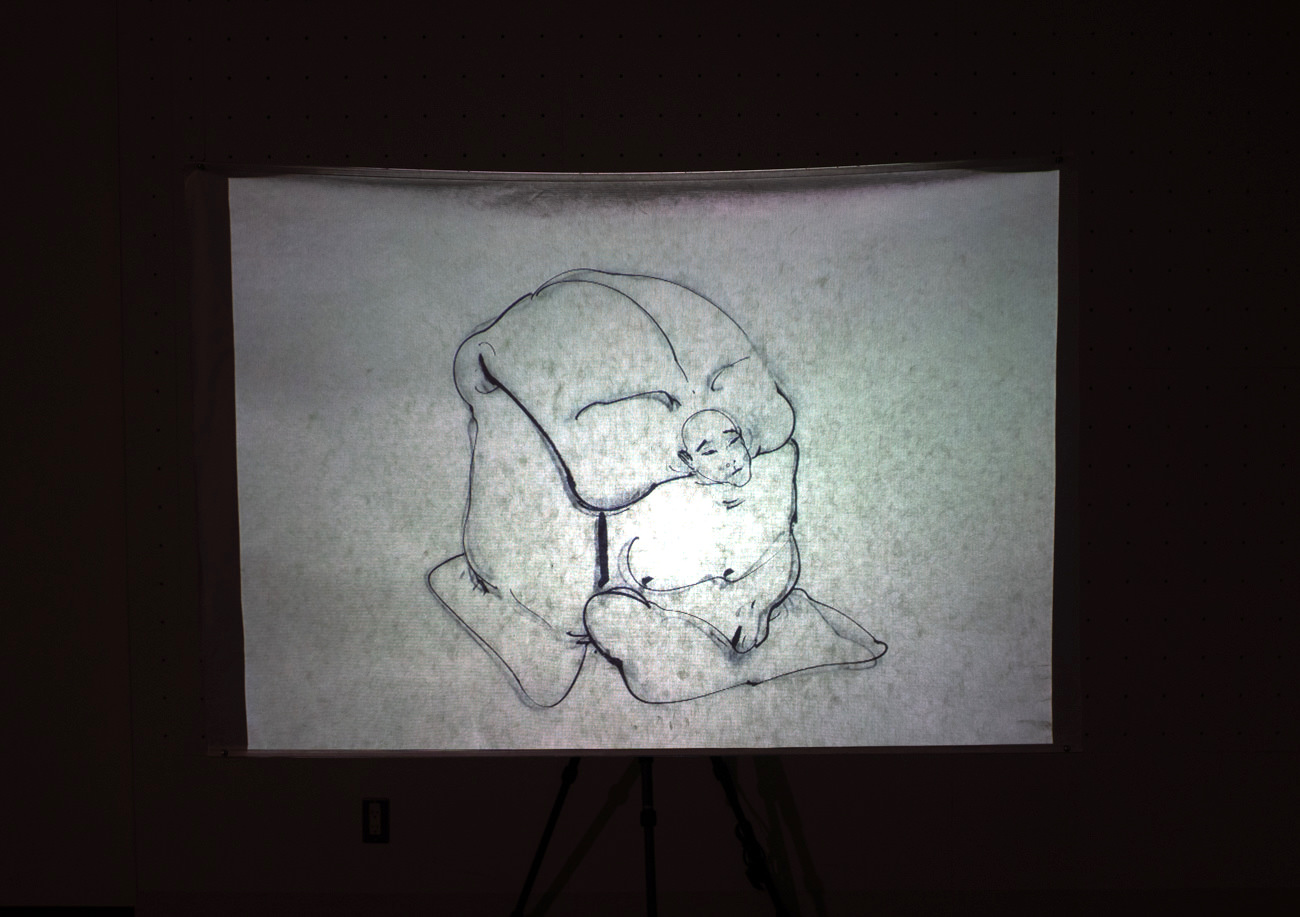 【KUAD ANNUAL 2019 宇宙船地球号】線描から映像、立体へ〜中澤ふくみ《ある町 A町》@東京都美術館
