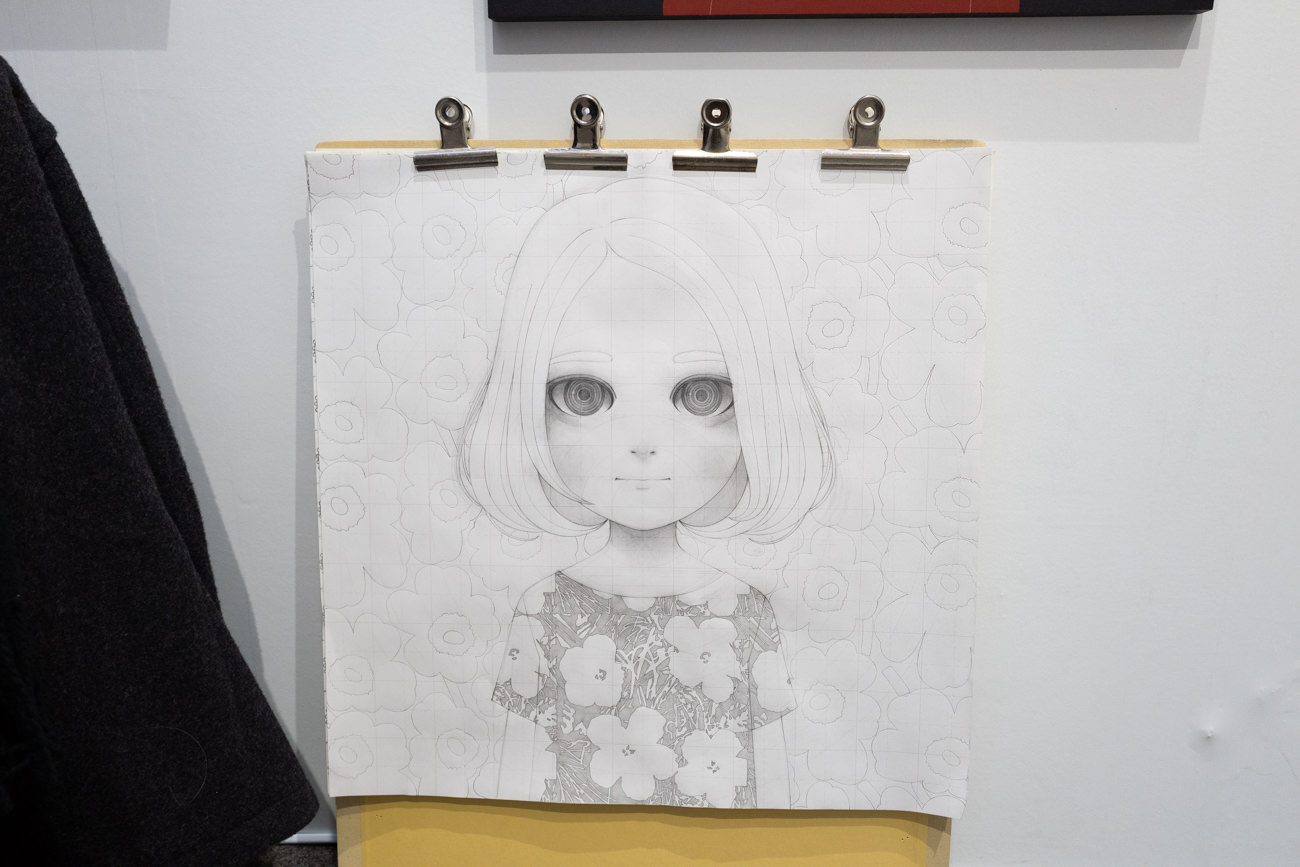 鉛筆を使って丁寧に仕上げた習作は、作品としてのクオリティも高いです。