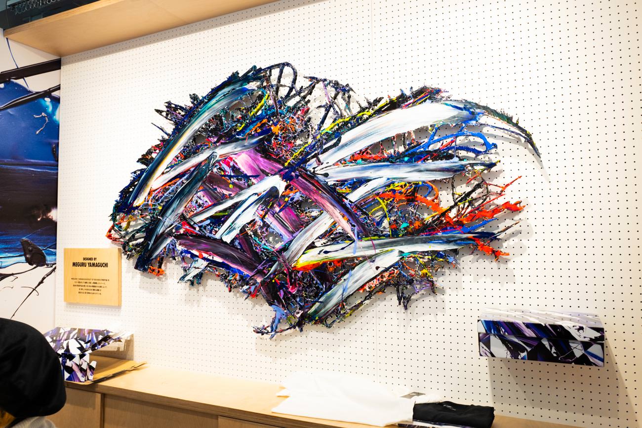 NIKE KICKS LOUNGE（東京・表参道）での展示風景 2019年1〜2月展開