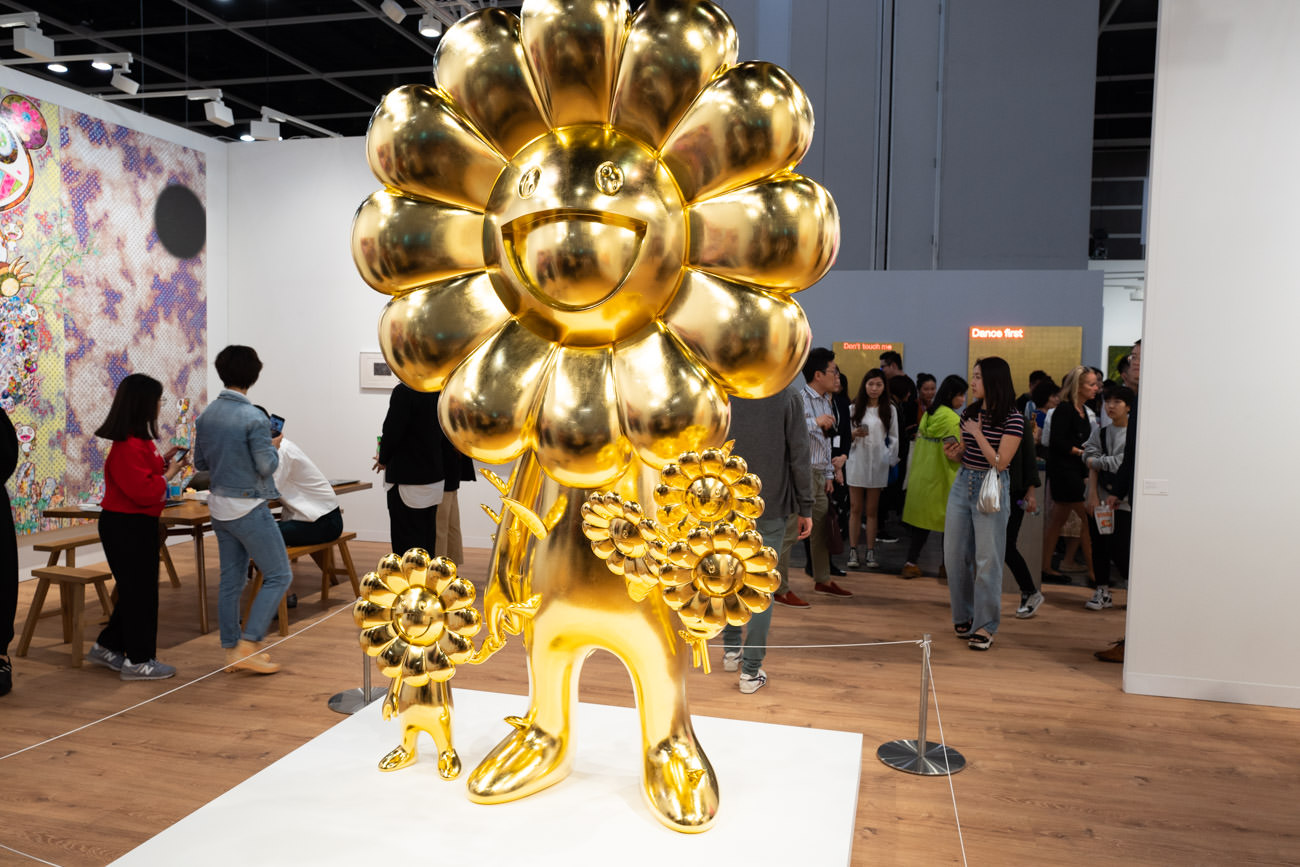 村上隆《Untitled》2018年 ※1億円級のプライスとの噂。