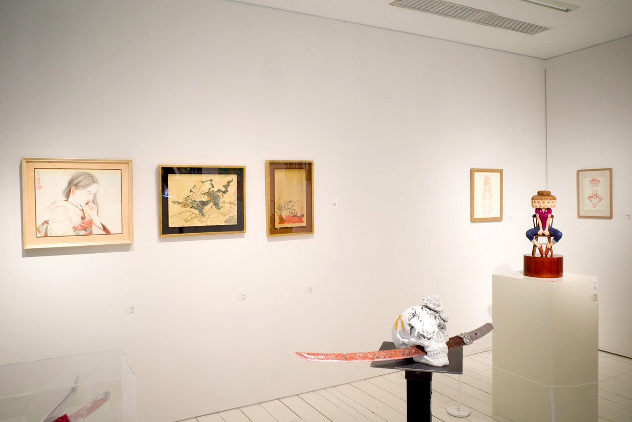 展示風景〜平良志季さんの作品もあります