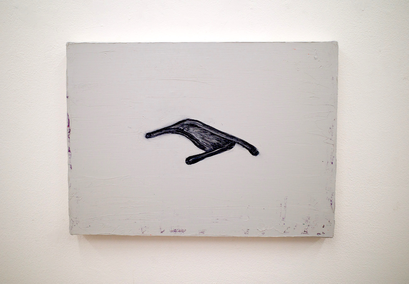 布田葉太郎 《裏》 2017 oil on canvas 24.5×33.4cm (F4)