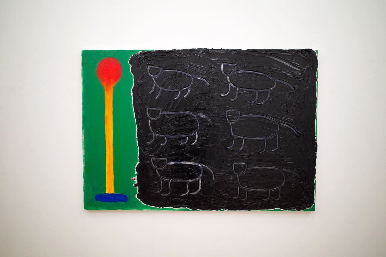 布田葉太郎 《シックス》 2019 oil on canvas 80.3×116.6cm (P50)