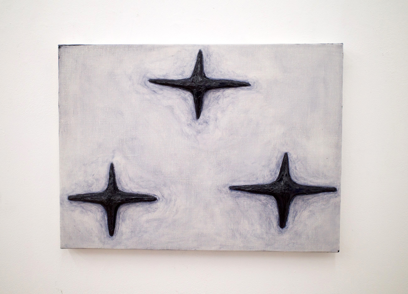 布田葉太郎 《くろ-くろ-くろ-》 2019 oil on canvas 33.2×45.6cm (P8)