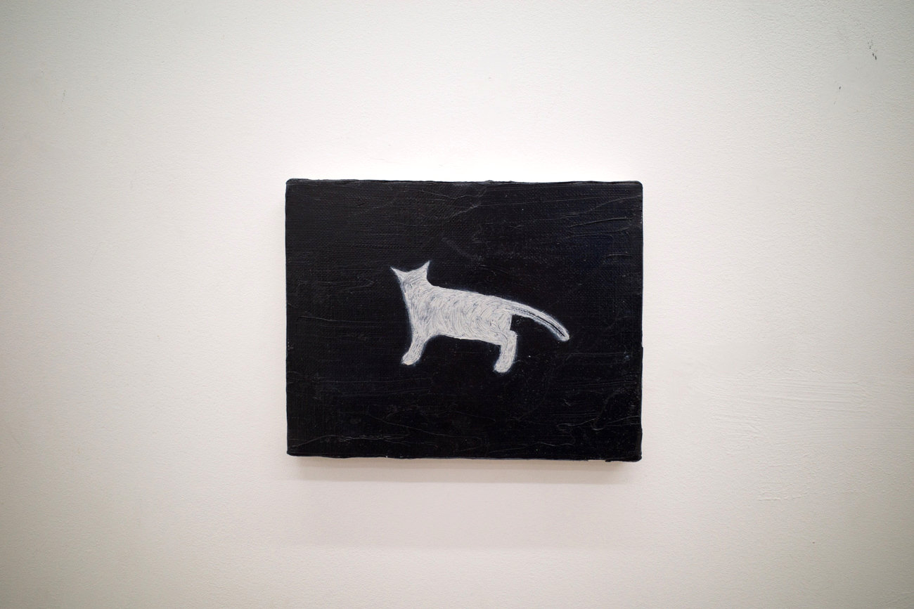 布田葉太郎《静》 2017 oil on canvas 14.1×18.1cm (F0)