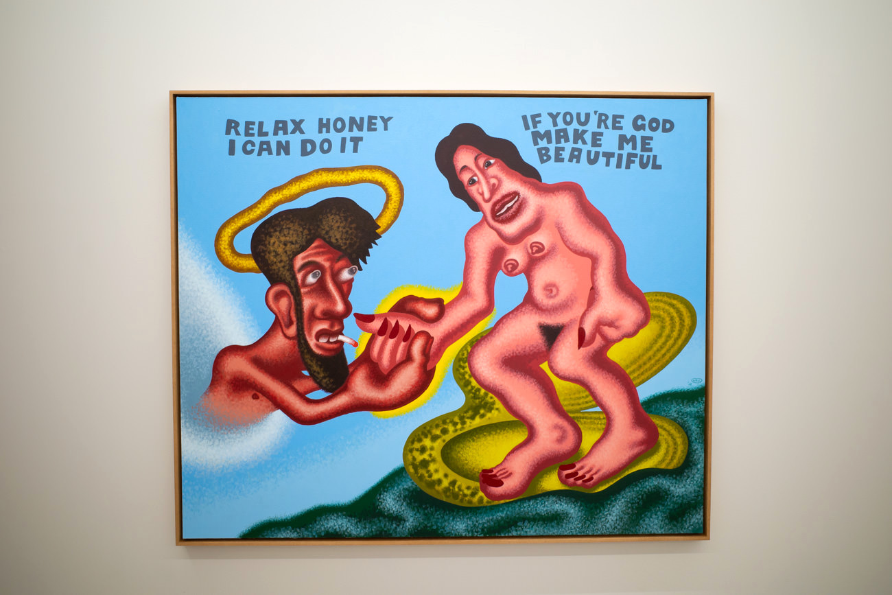 Peter Saul《Goc Creates Venus》