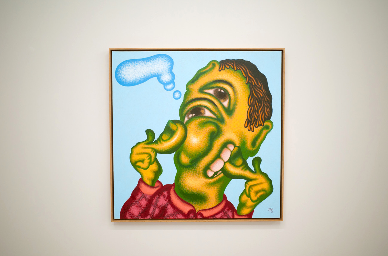 Peter Saul《The Thinker Thinks》