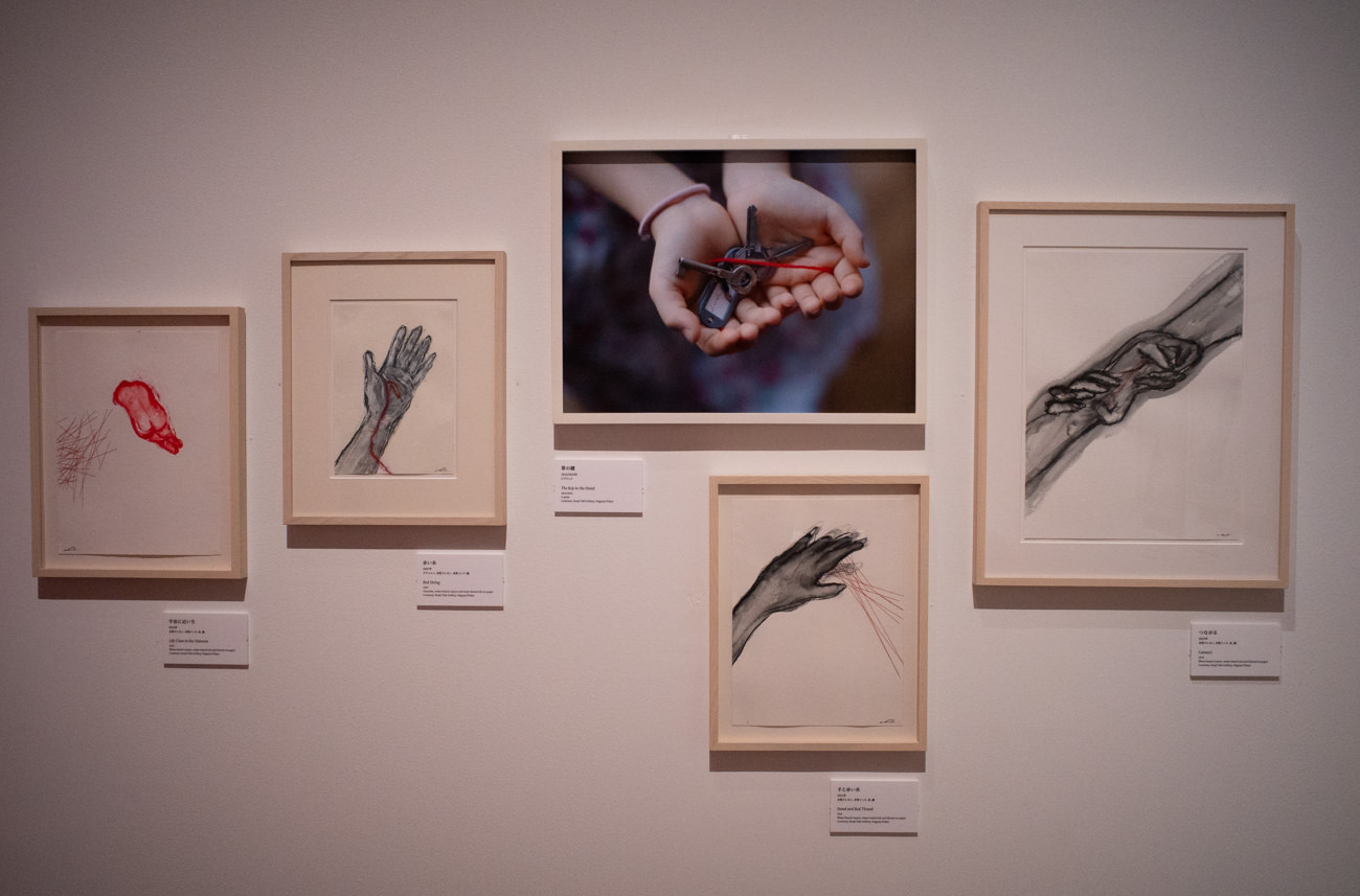 平面作品も展示されていました。