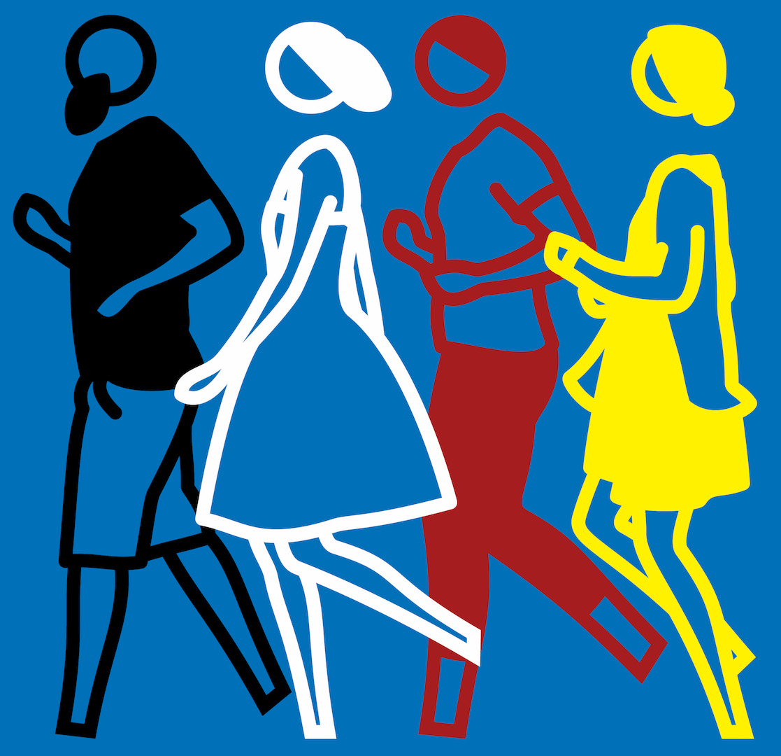 Julian Opie《Running 1》2018年