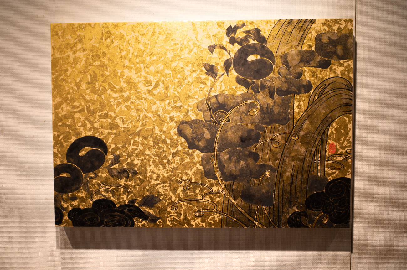 品川亮《石橋図》50.0×72.5㎝ 2019年